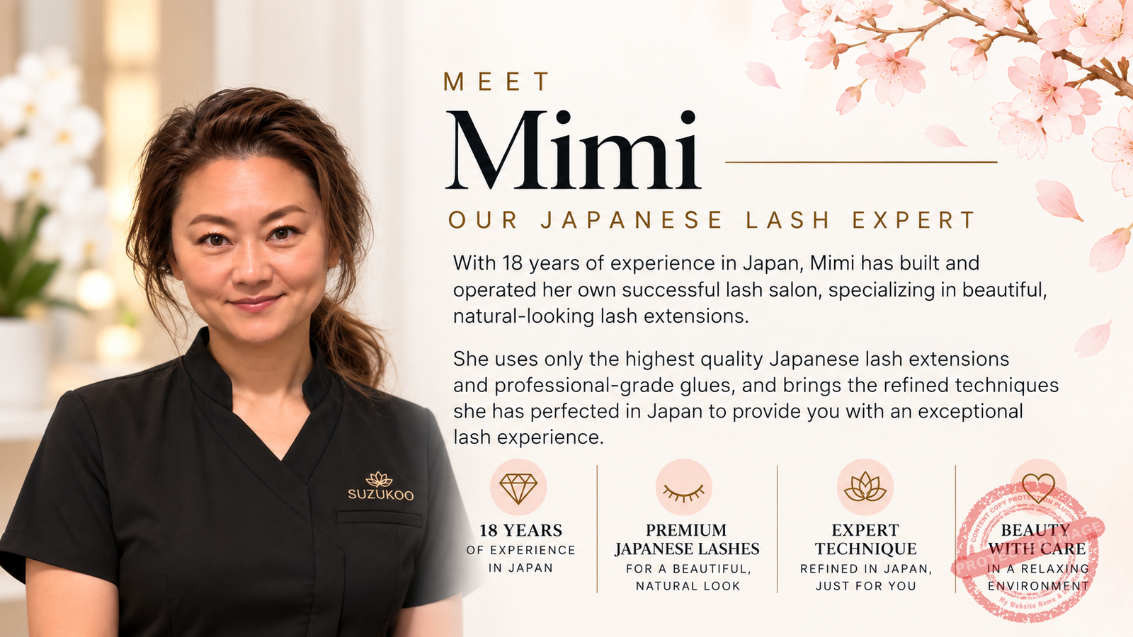 Japanese lash expert
